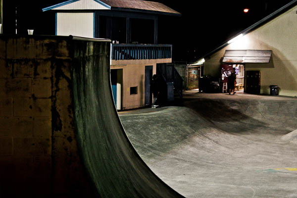 Rob's Bachelor Party: This concrete vert ramp